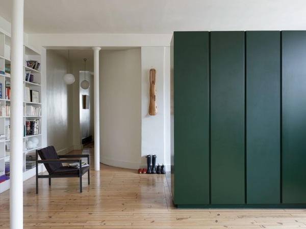 a minimalist Parisian loft with Heerenhuis Cargo chair - featured on Remodelista.com