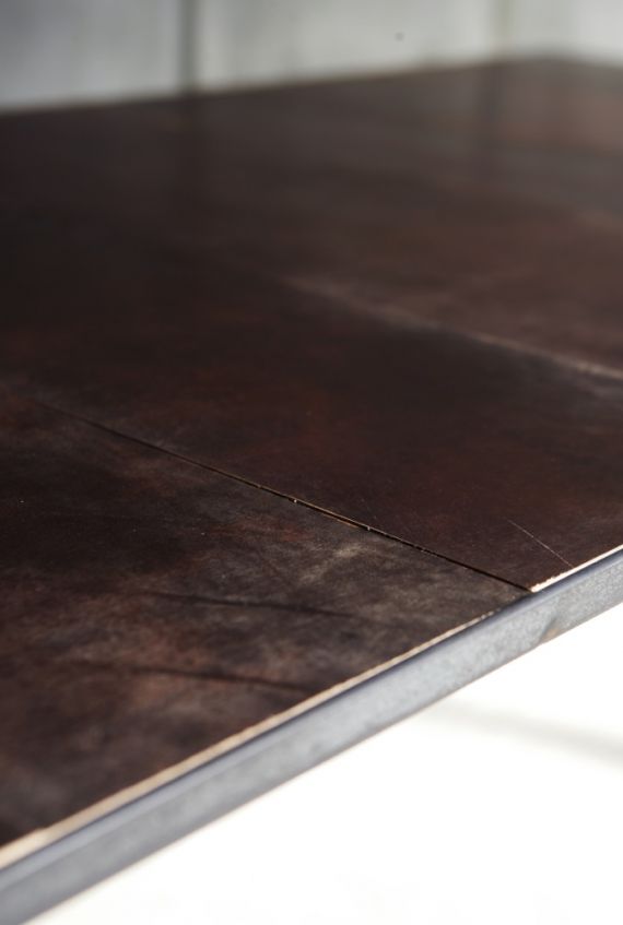 CTR Leather table by Heerenhuis