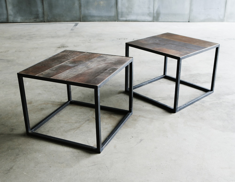 Mesa Leather tables by Heerenhuis