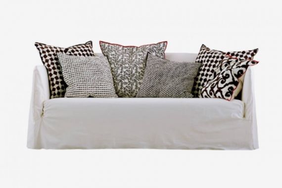 Ghost 10 sofa:  a three seater designed by Paola Navone for Gervasoni at Different Like a Zoo