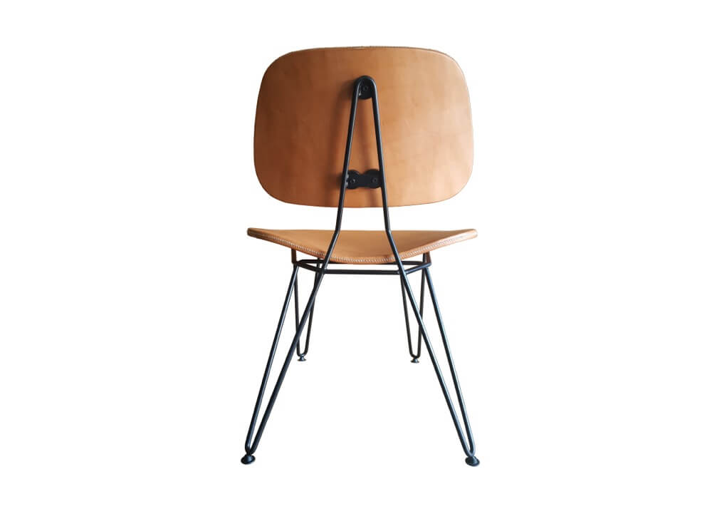 Nordic chair in natural leather by Sol & Luna