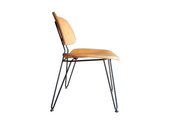 Nordic chair in natural leather by Sol & Luna