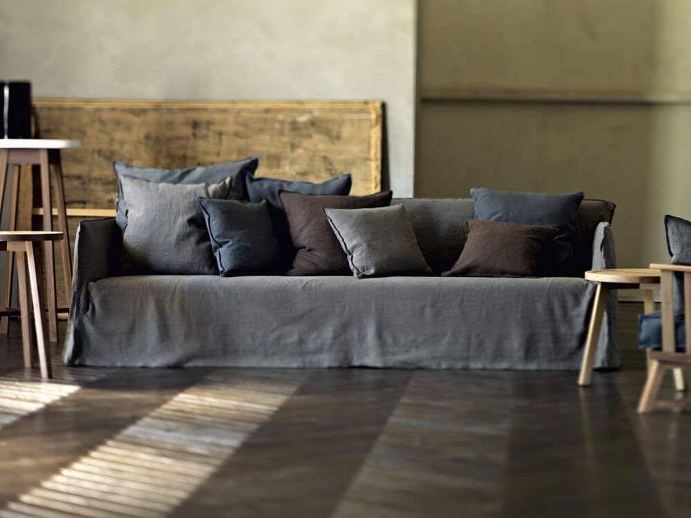 Ghost 14 sofa: a five seater designed by Paola Navone for Gervasoni at Different Like a Zoo
