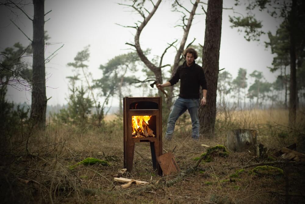 Outdoor Pizza Oven in corten steel by Städler Made at Different Like a Zoo