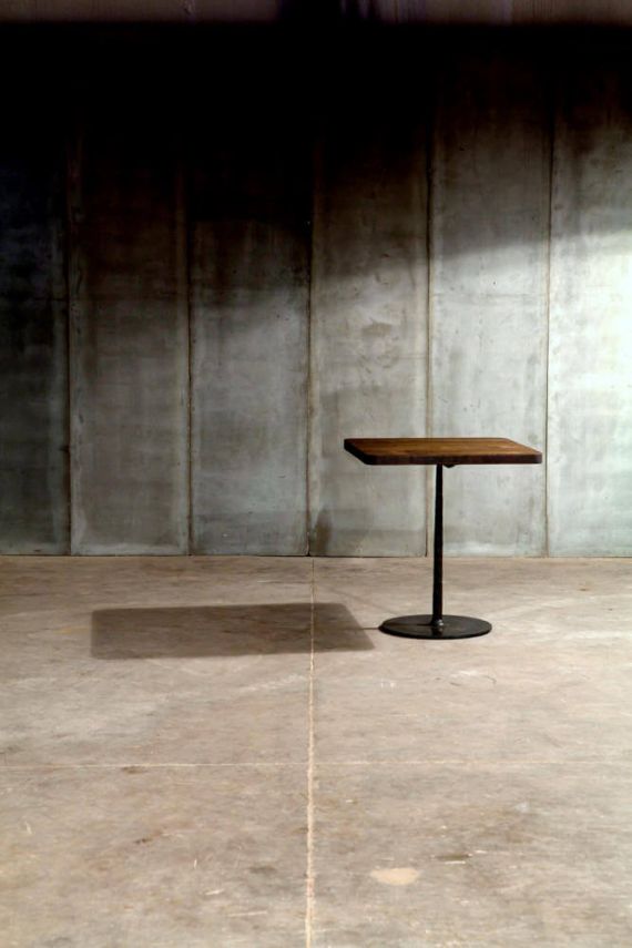 Spike – a table in reclaimed teak by Heerenhuis