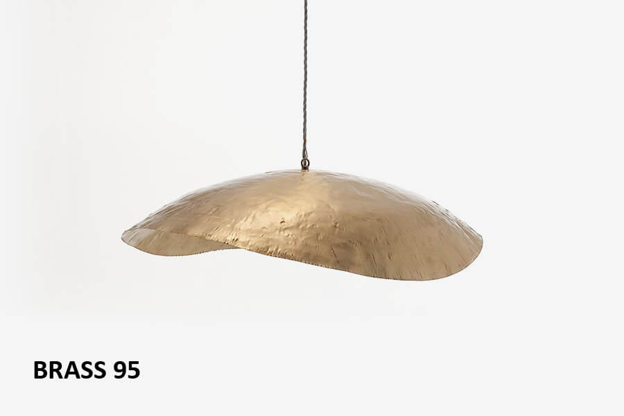 Brass 95 pendant light by Gervasoni