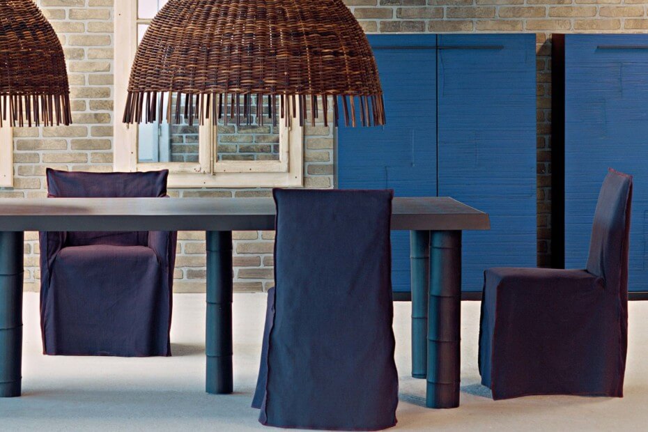 Ghost 25 dining chair: designed by Paola Navone for Gervasoni