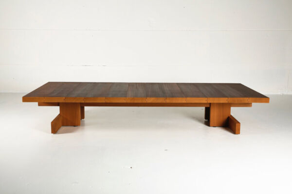 Kombinat coffee table for indoors or outdoors - made from African Ayous by Heerenhuis