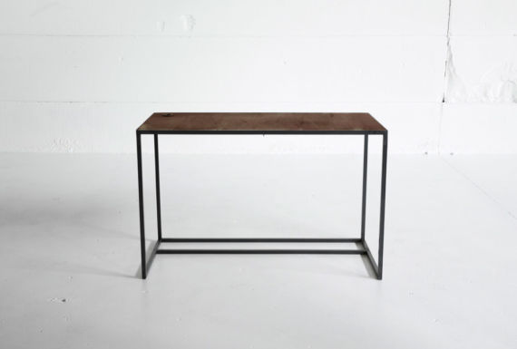 Mesa Leather desk by Heerenhuis