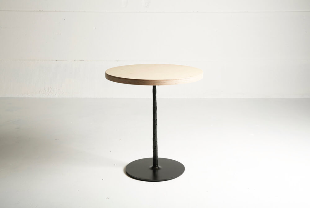 Spike table with birch top by Heerenhuis