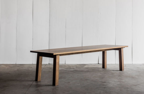 SPO African Walnut table – made to measure by Heerenhuis