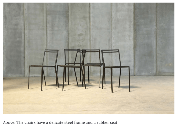 Remodelista article on Rubber chair by Heerenhuis