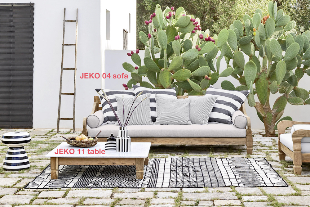 Jeko 04 outdoor sofa by Gervasoni