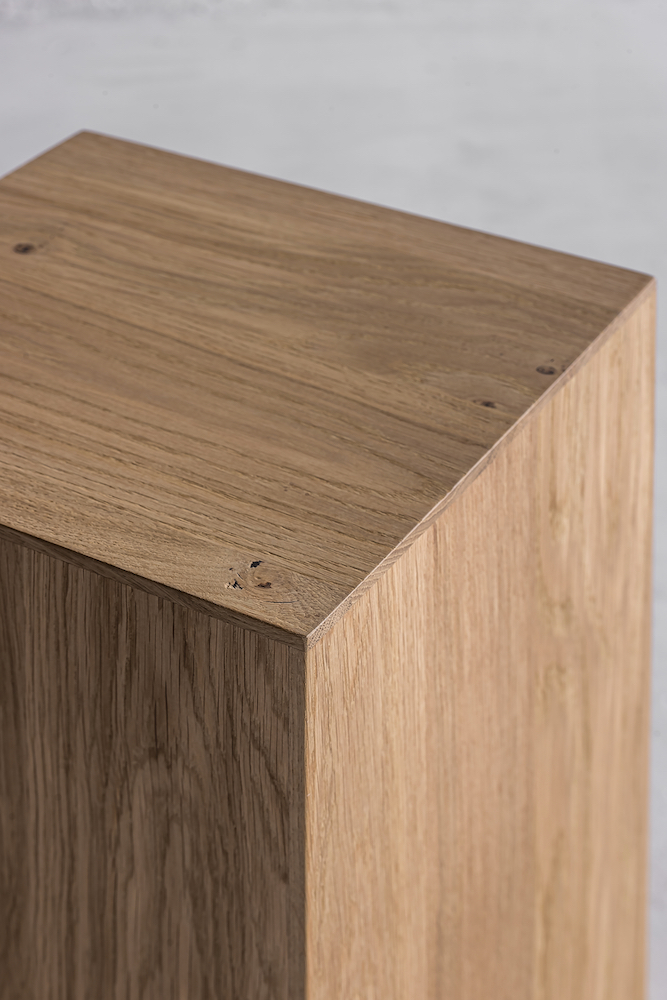 Beam coffee table by Heerenhuis: made from natural oak, finished with invisible varnish