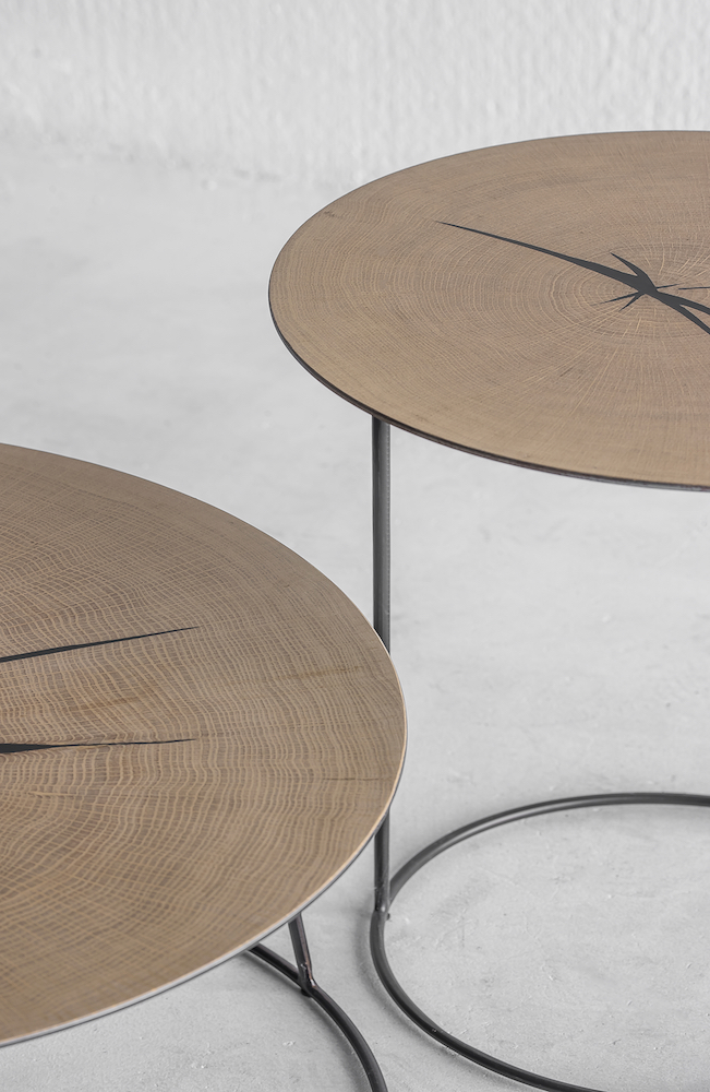 Nimbus Oak coffee tables by Heerenhuis