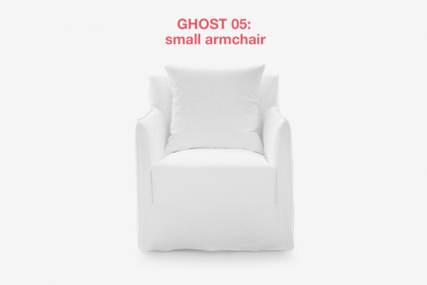 Ghost 01 armchair by Gervasoni: a deep one seater
