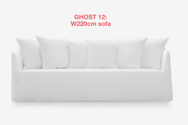 Ghost 12 sofa by Gervasoni: a four seater