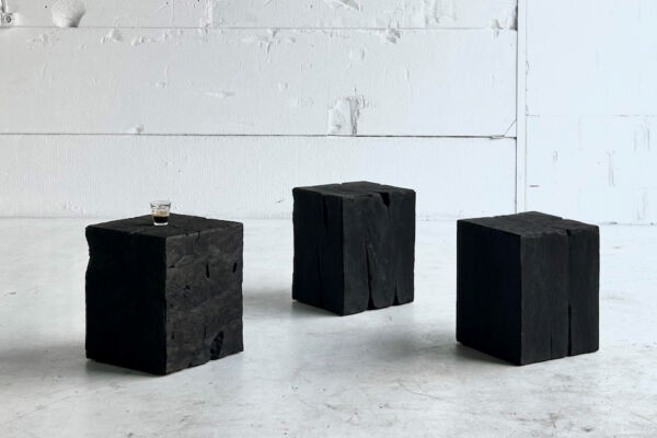 Fuoco coffee table by Heerenhuis: made from burned solid poplar