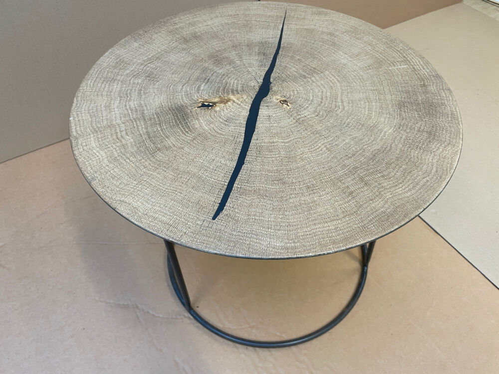 Nimbus Oak round coffee table (ex demo) by Heerenhuis: ⌀45 x H40cm