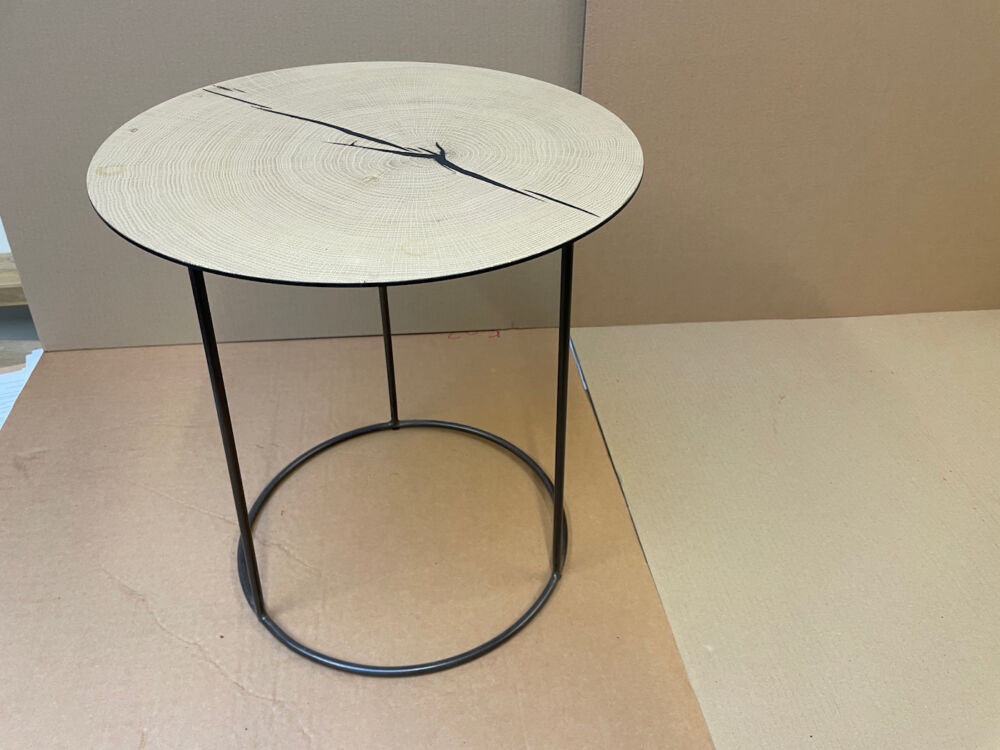 Nimbus Oak round coffee table (ex demo) by Heerenhuis: ⌀45 x H40cm