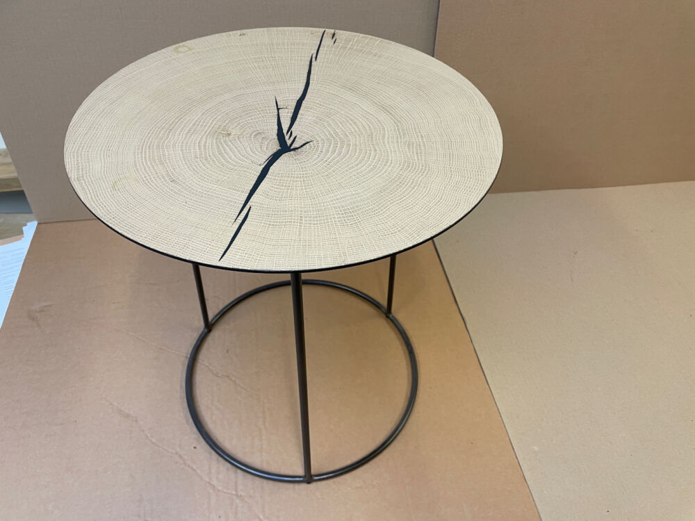 Nimbus Oak round coffee table (ex demo) by Heerenhuis: ⌀45 x H40cm