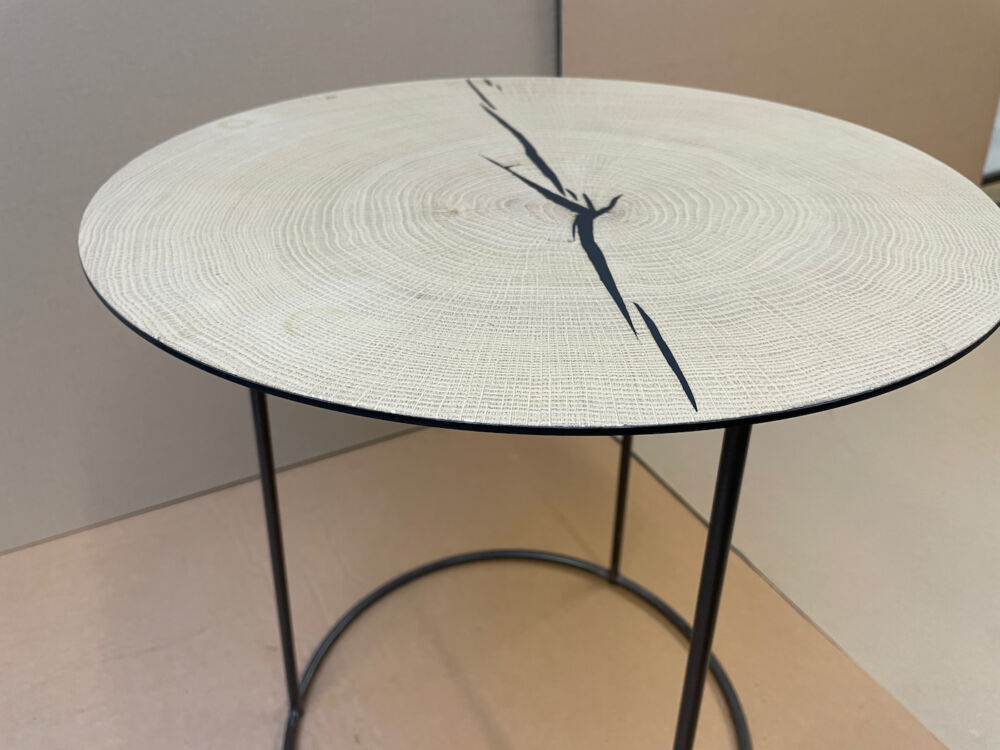 Nimbus Oak round coffee table (ex demo) by Heerenhuis: ⌀45 x H40cm