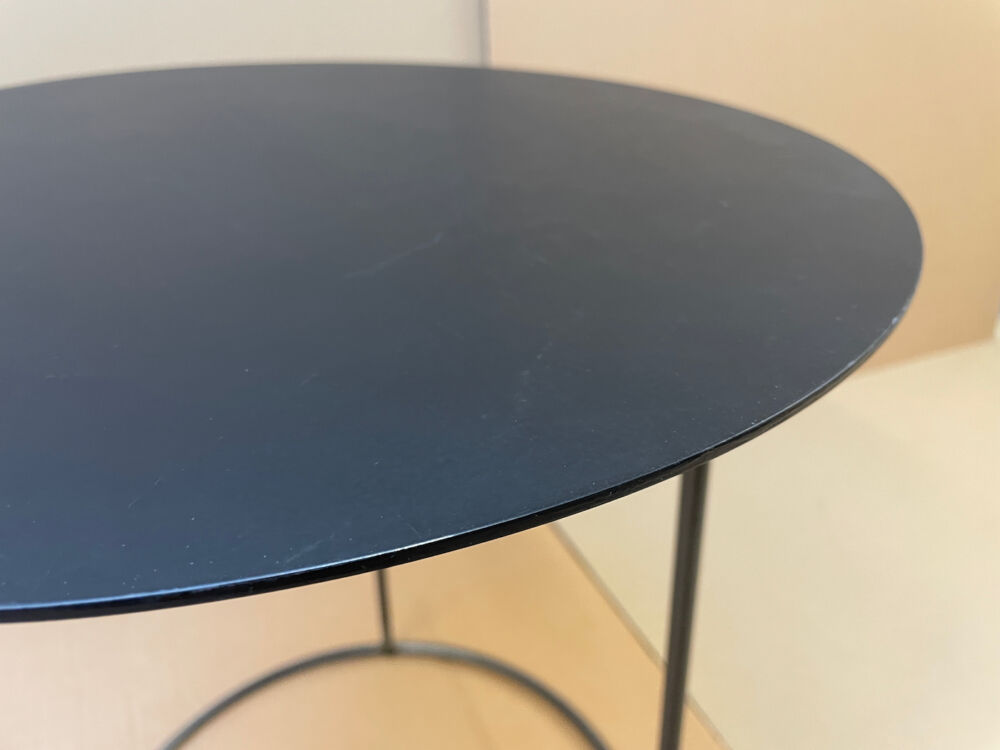 Nimbus Black round coffee table (ex demo) by Heerenhuis: ⌀45 x H50cm