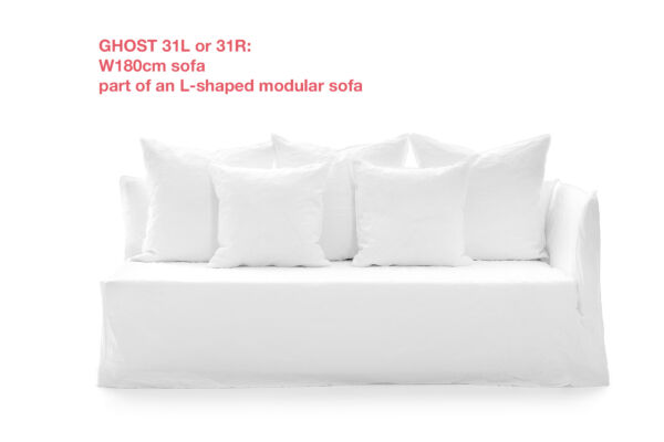 Ghost 31 sofa by Gervasoni