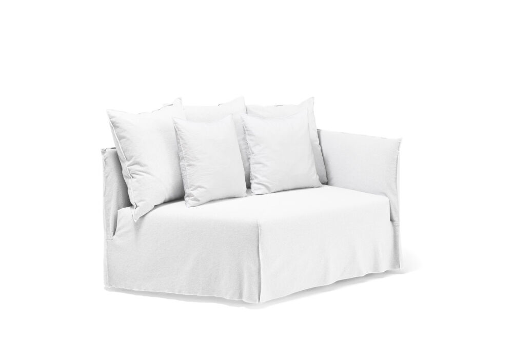 Ghost 35 curved end section sofa by Gervasoni